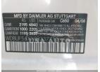 MERCEDES-BENZ E-CLASS 3.5L 2008
